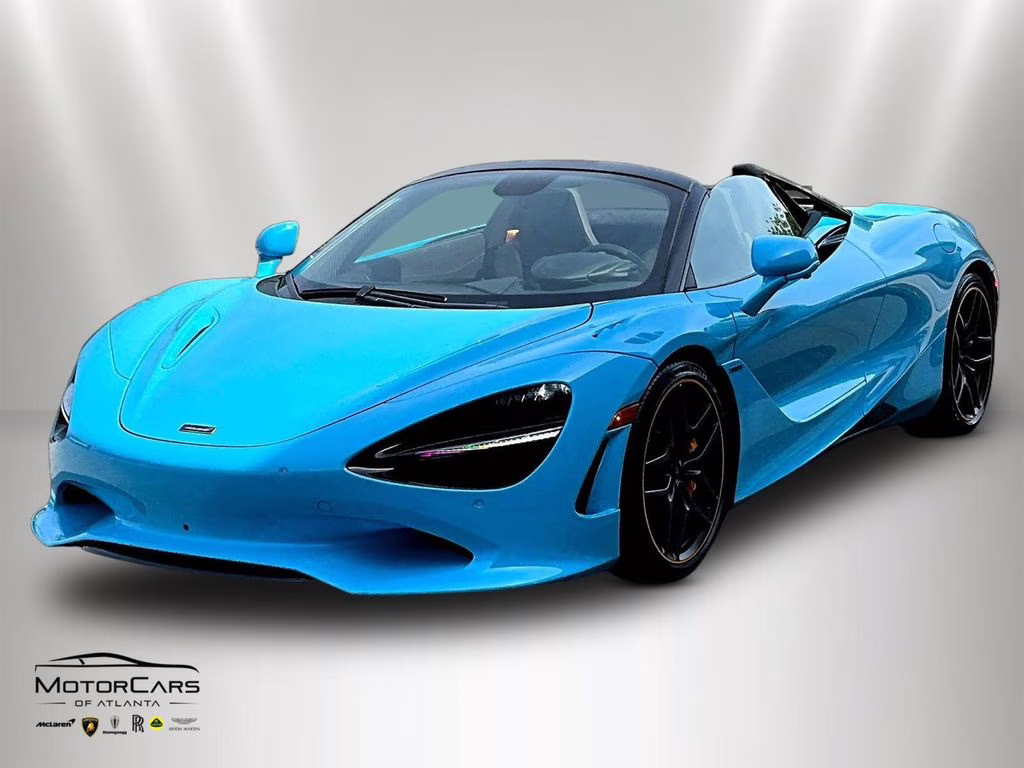 2026 MSO Bespoke Curacao Blue McLaren 750S Spider  MSO Bespoke Curacao Blue RWD Convertible