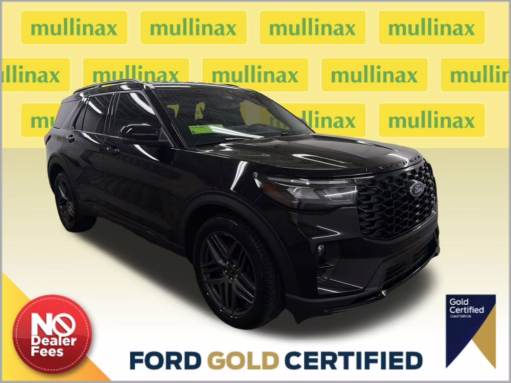 2025 Agate Black Metallic Ford Explorer ST 4X4 SUV