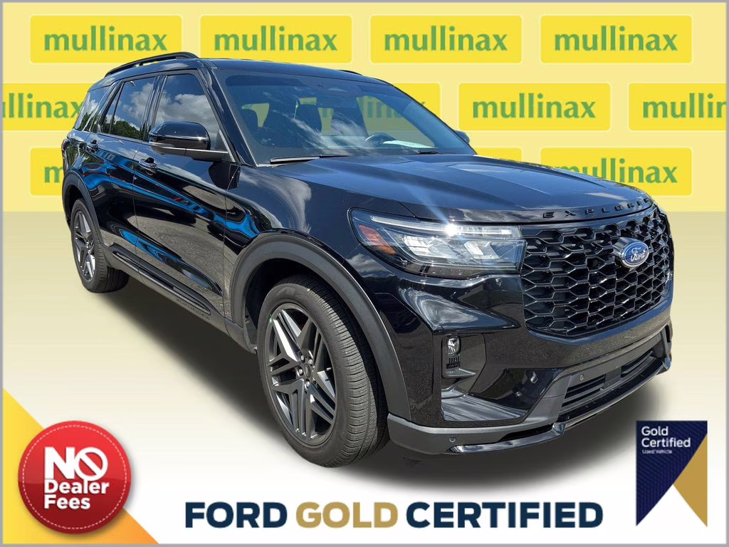 2025 Agate Black Metallic Ford Explorer ST 4X4 SUV