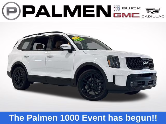 2024 Glacial White Pearl Kia Telluride SX-Prestige X-Line AWD SUV