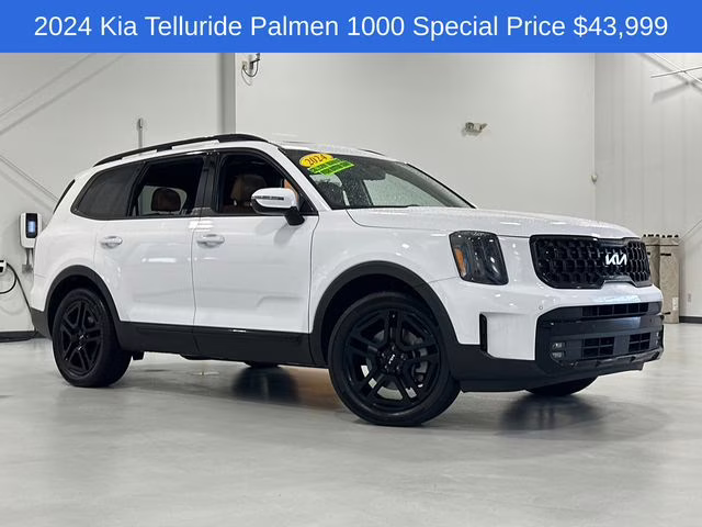 2024 Glacial White Pearl Kia Telluride SX-Prestige X-Line AWD SUV