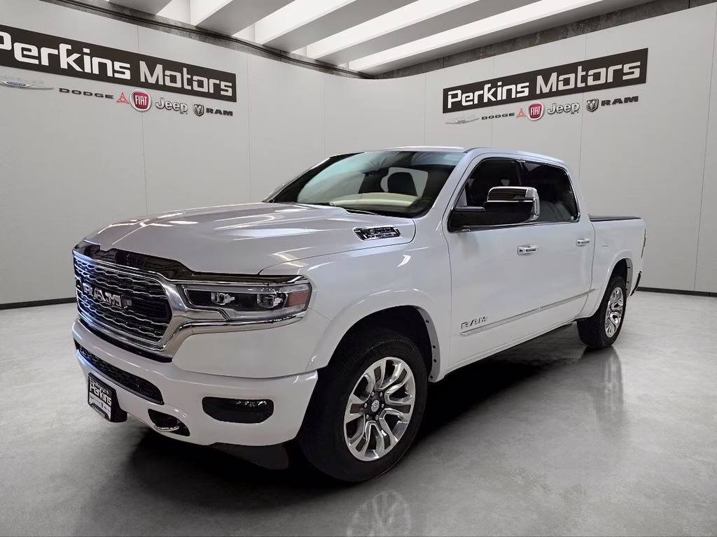 2022 Ivory White Tri-Coat Pearlcoat Ram 1500 Limited 4X4 Truck