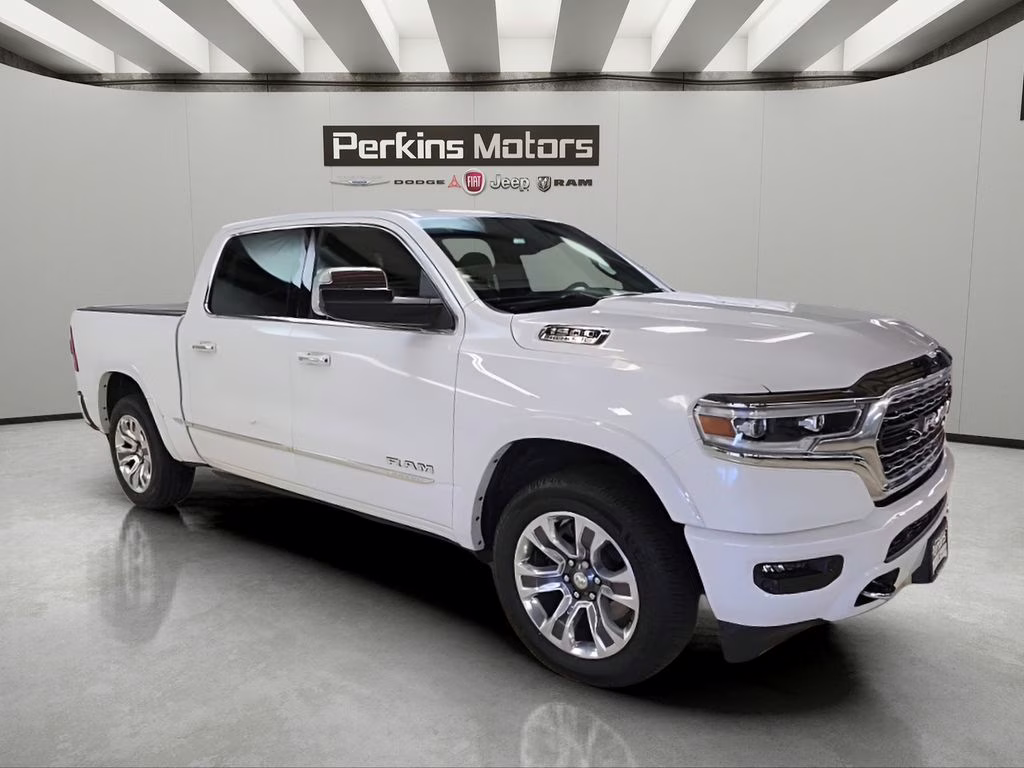 2022 Ivory White Tri-Coat Pearlcoat Ram 1500 Limited 4X4 Truck