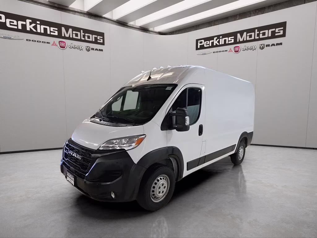 2025 Bright White Clearcoat Ram ProMaster 2500 High Roof FWD Van