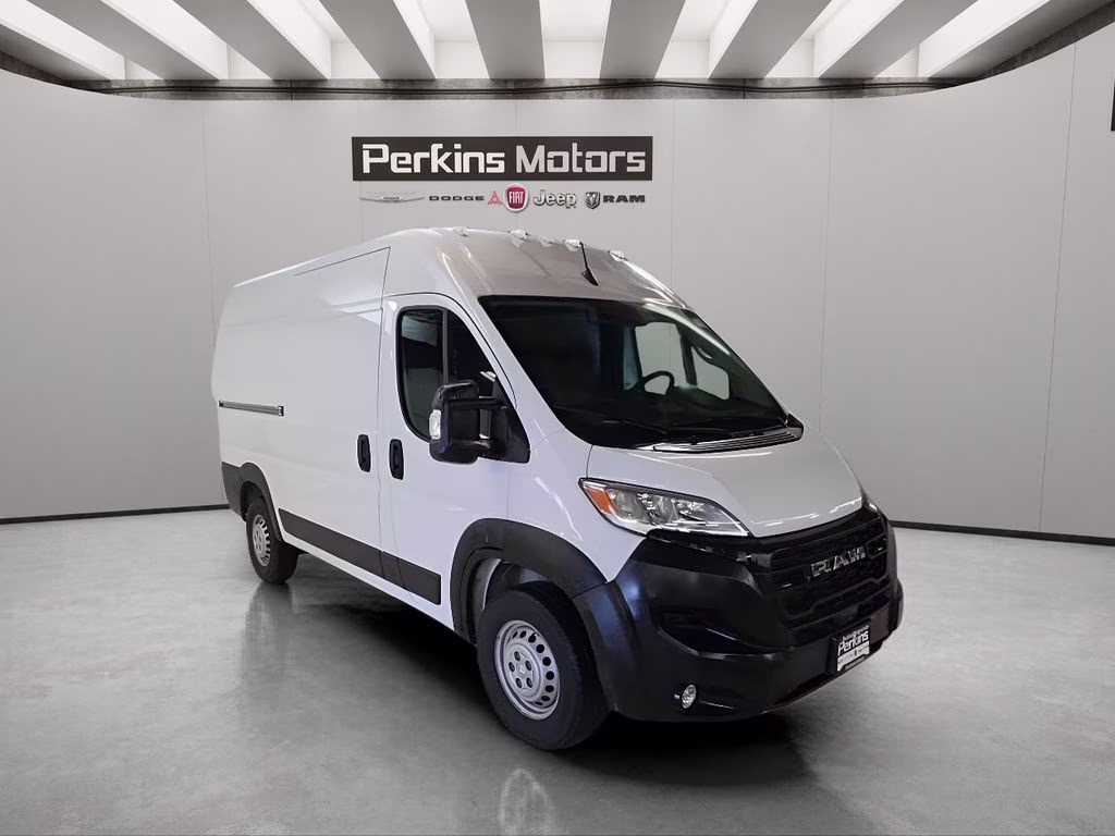 2025 Bright White Clearcoat Ram ProMaster 2500 High Roof FWD Van