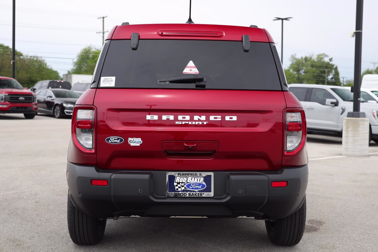 2026 Ruby Red Metallic Tinted Clearcoat Ford Bronco Sport Big Bend 4X4 SUV