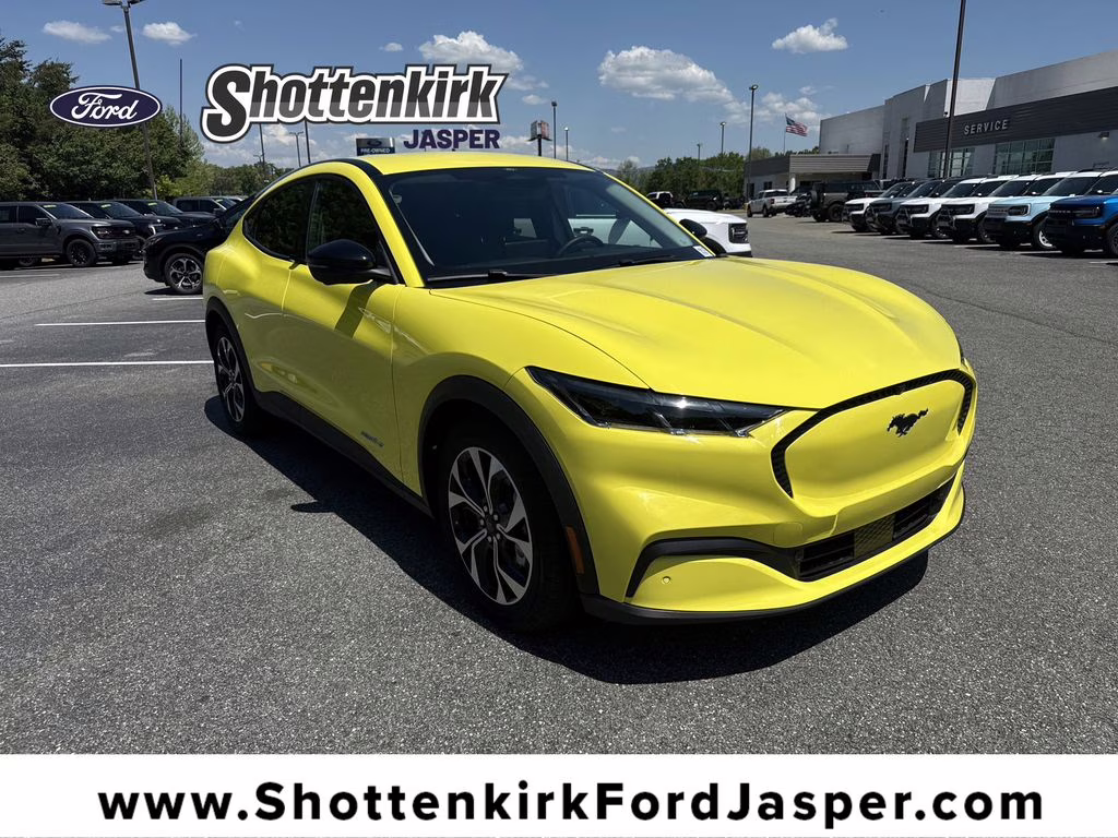 2025 Grabber Yellow Ford Mustang Mach-E Select RWD SUV