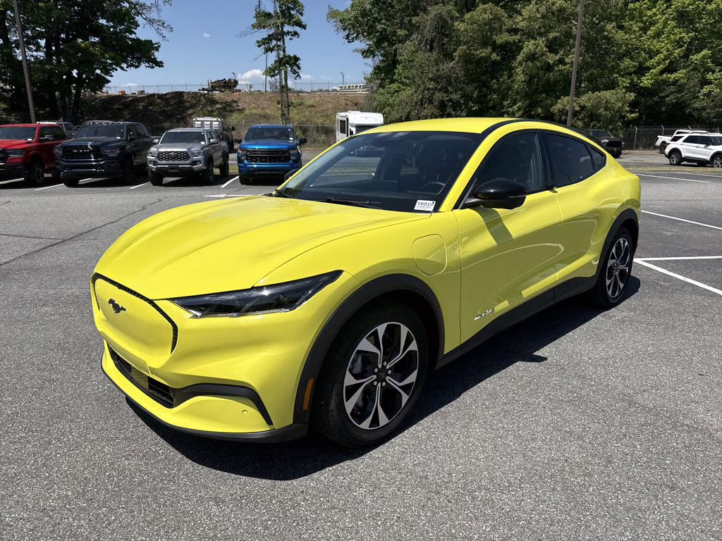 2025 Grabber Yellow Ford Mustang Mach-E Select RWD SUV