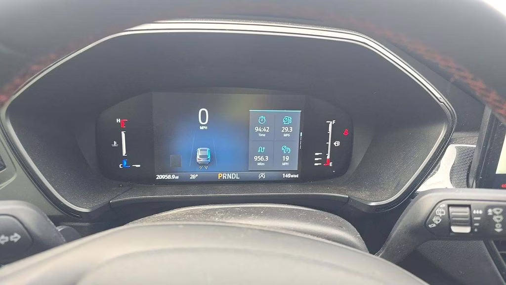 2024 Black Metallic Ford Escape ST-Line w/Panoramic Roof AWD SUV