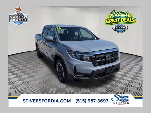 2024 Gray Honda Ridgeline RTL AWD Truck
