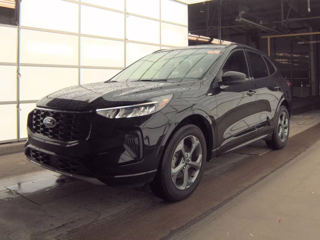 2024 Black Metallic Ford Escape ST-Line w/Panoramic Roof AWD SUV