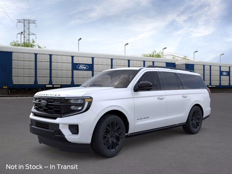 2026 Star White Metallic Tri-Coat Ford Expedition Max Platinum 4X4 SUV