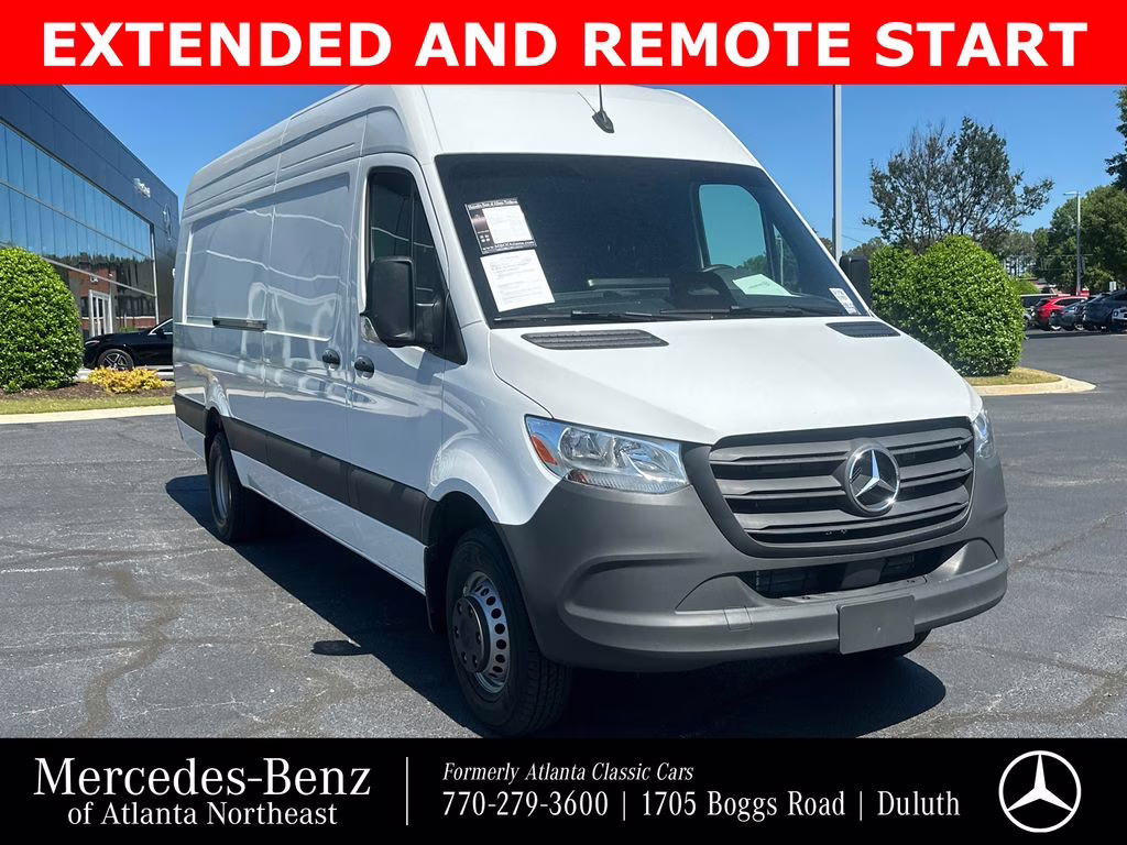 2025 Artic White Mercedes-Benz Sprinter 3500 Cargo 170 WB RWD Van