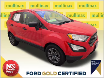 2021 Race Red Ford EcoSport S FWD SUV