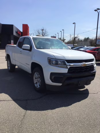 2021 Summit White Chevrolet Colorado LT 4X4 Truck