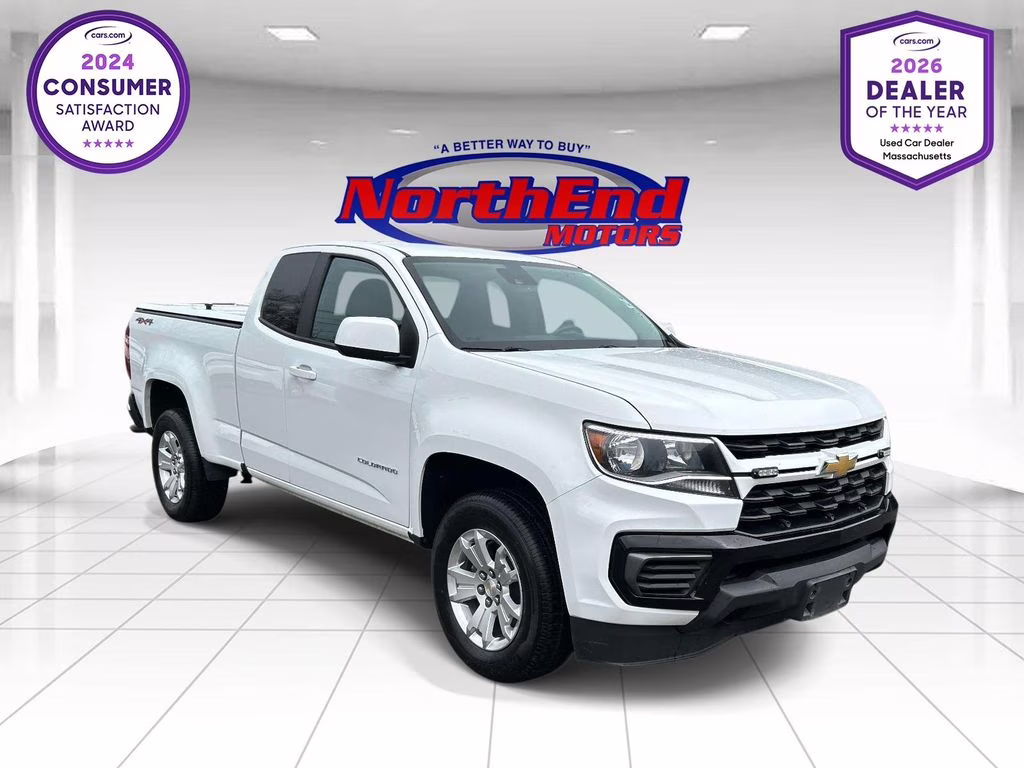 2021 Summit White Chevrolet Colorado LT 4X4 Truck