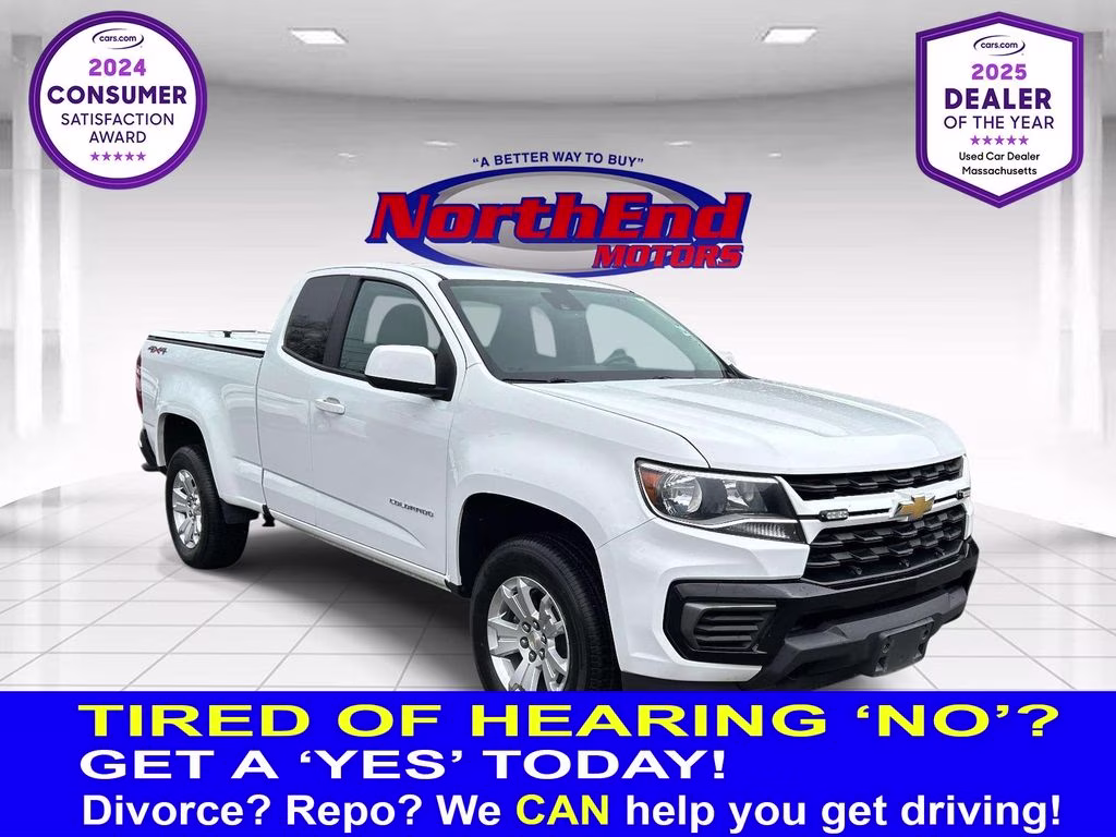 2021 Summit White Chevrolet Colorado LT 4X4 Truck