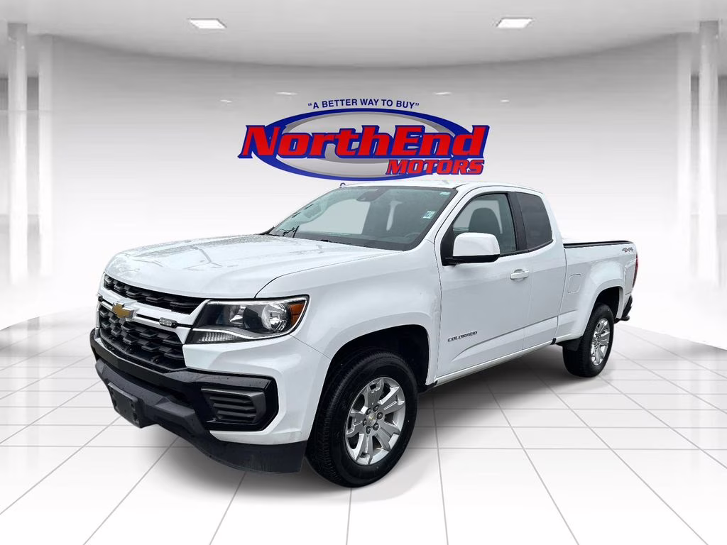 2021 Summit White Chevrolet Colorado LT 4X4 Truck