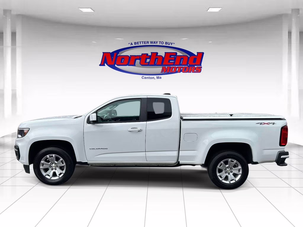 2021 Summit White Chevrolet Colorado LT 4X4 Truck