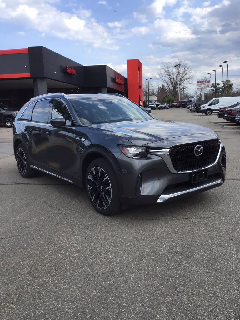 2024 Machine Gray Metallic Mazda CX-90 PHEV Premium Plus AWD SUV