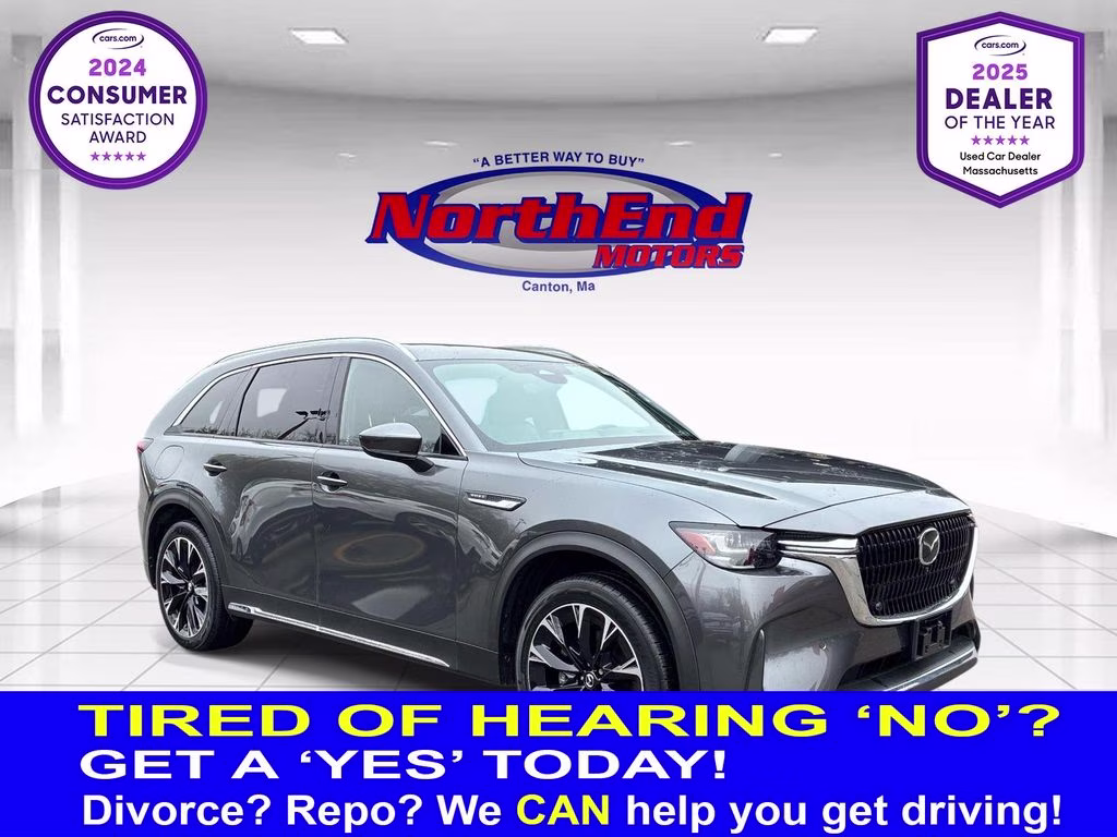 2024 Machine Gray Metallic Mazda CX-90 PHEV Premium Plus AWD SUV