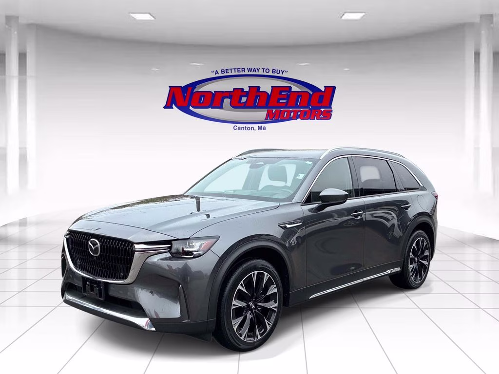 2024 Machine Gray Metallic Mazda CX-90 PHEV Premium Plus AWD SUV