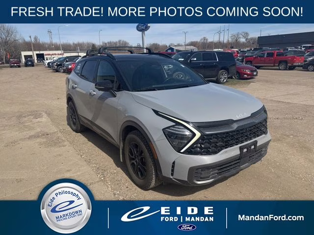 2024 Wolf Gray/Ebony Black Roof Kia Sportage X-Pro Prestige AWD SUV