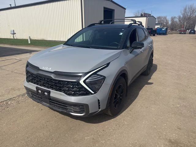 2024 Wolf Gray/Ebony Black Roof Kia Sportage X-Pro Prestige AWD SUV