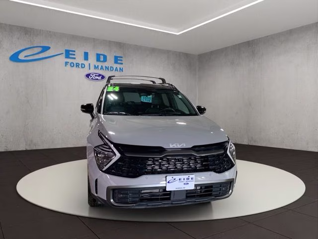 2024 Wolf Gray/Ebony Black Roof Kia Sportage X-Pro Prestige AWD SUV