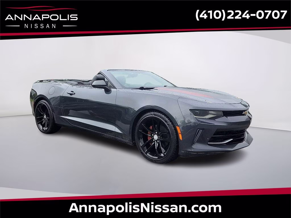 2017 Nightfall Gray Metallic Chevrolet Camaro 2LT RWD Convertible