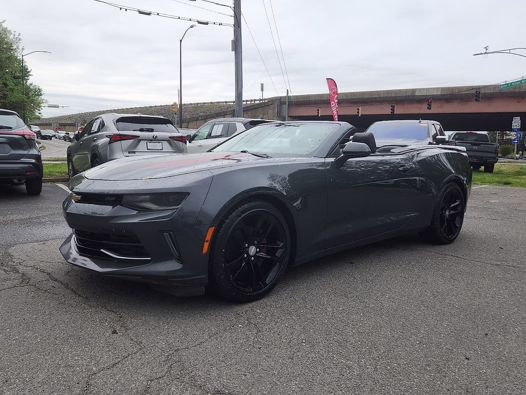 2017 Nightfall Gray Metallic Chevrolet Camaro 2LT RWD Convertible