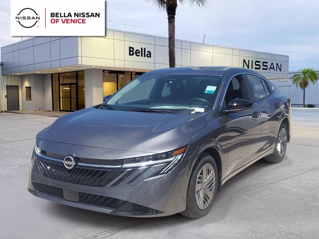2026 Gun Metallic Nissan Sentra S FWD Sedan
