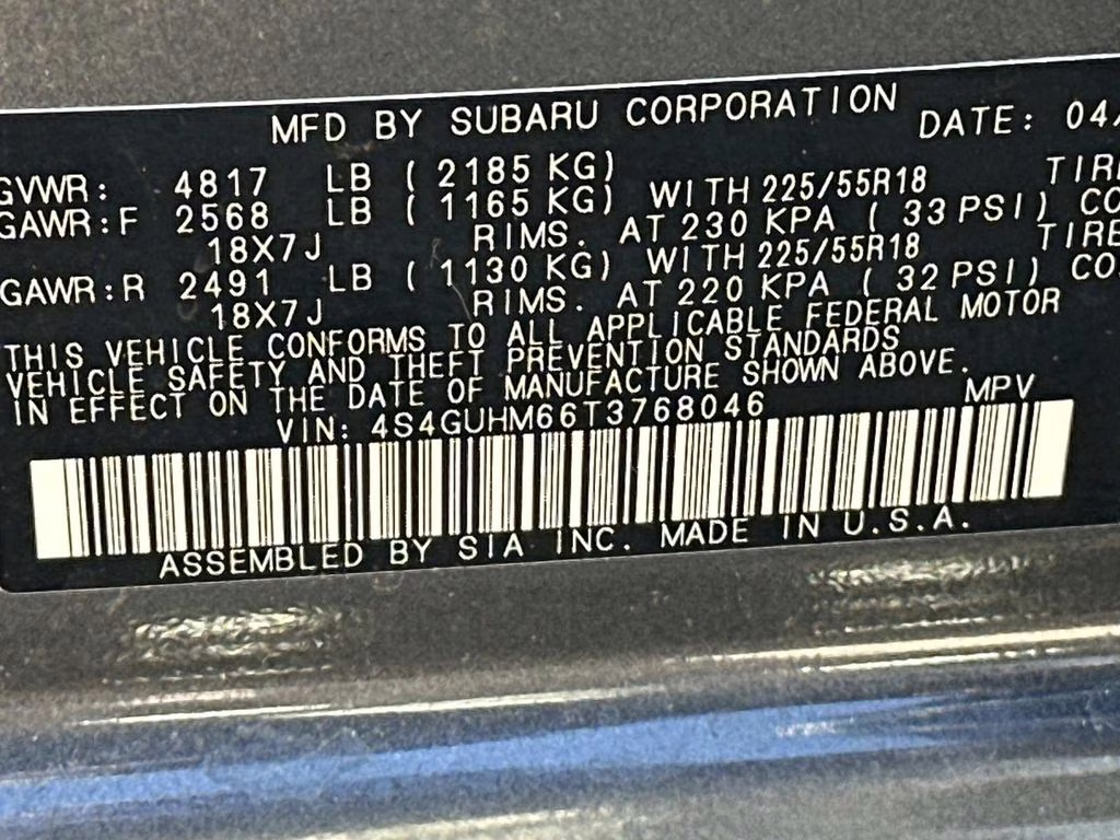 2026 Magnetite Gray Metallic/Crystal Black Silica Subaru Crosstrek Limited AWD SUV