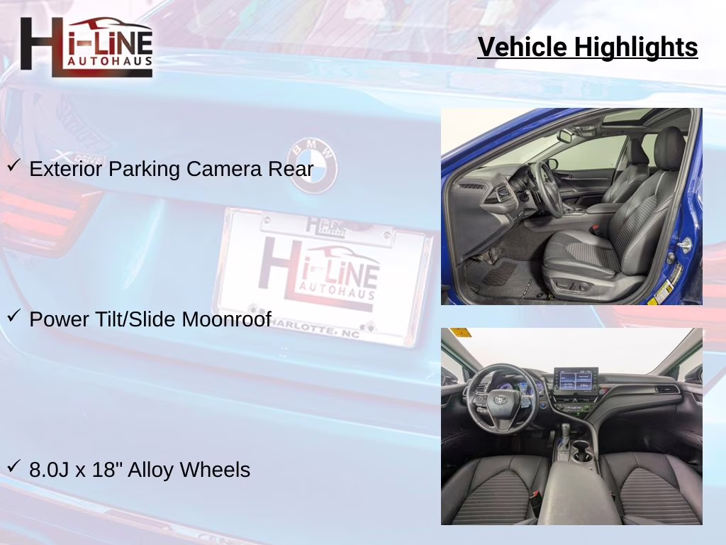 2023 Reservoir Blue Toyota Camry SE FWD Sedan