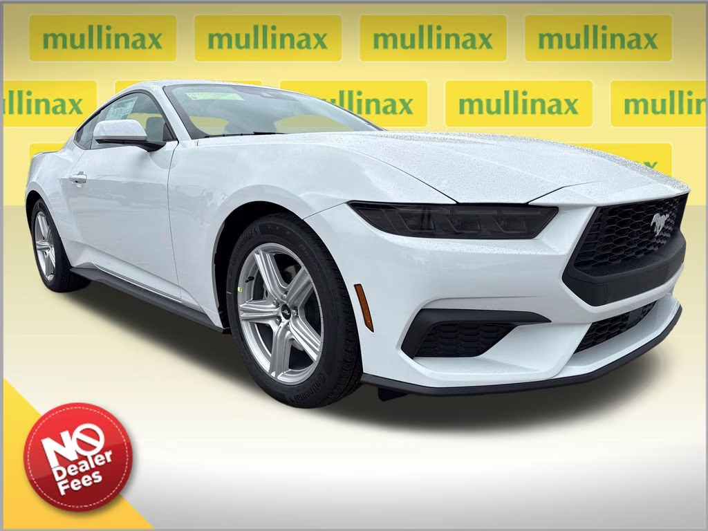 2026 Oxford White Ford Mustang EcoBoost RWD Coupe