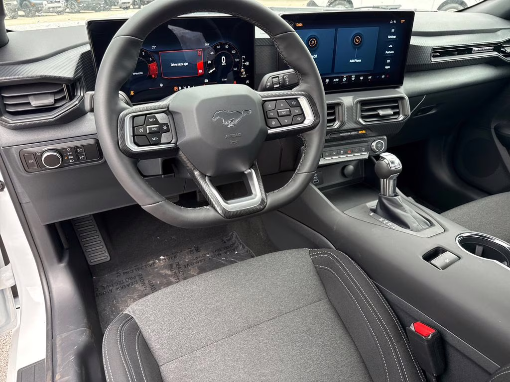 2026 Oxford White Ford Mustang EcoBoost RWD Coupe