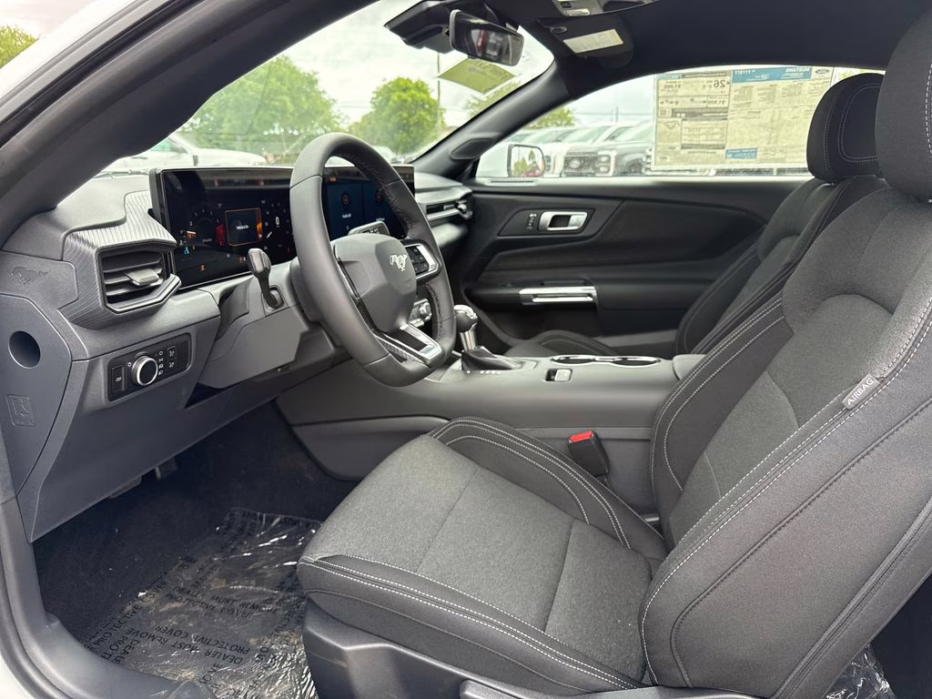 2026 Oxford White Ford Mustang EcoBoost RWD Coupe