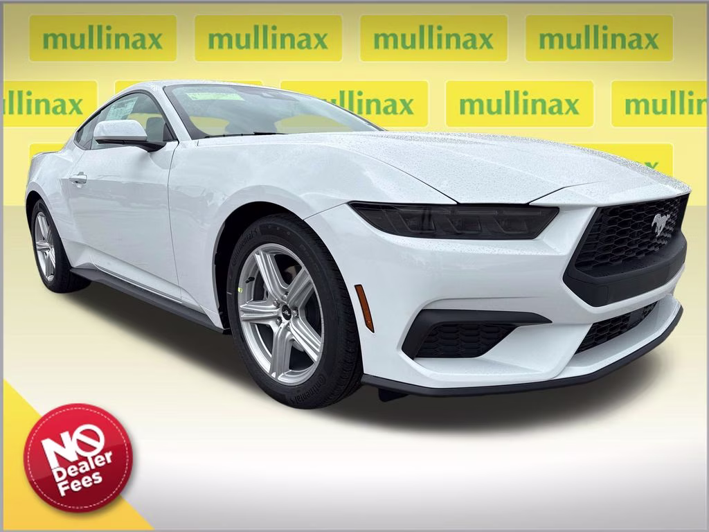 2026 Oxford White Ford Mustang EcoBoost RWD Coupe