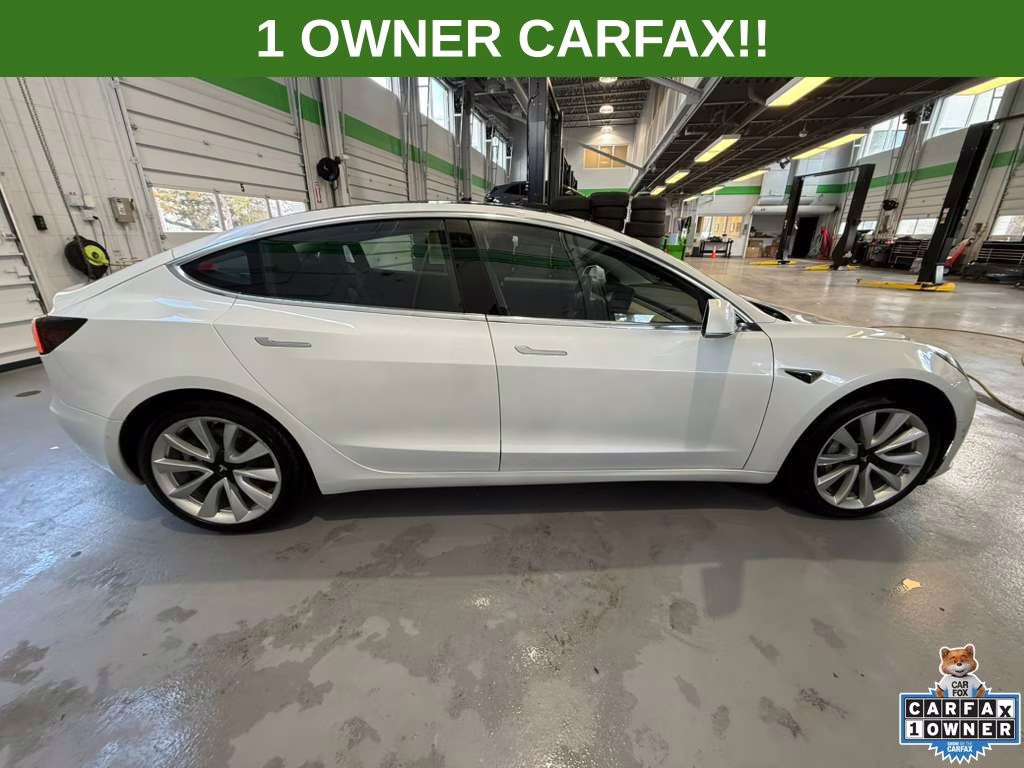 2020 Pearl White Multi-Coat Tesla Model 3 Standard RWD Sedan