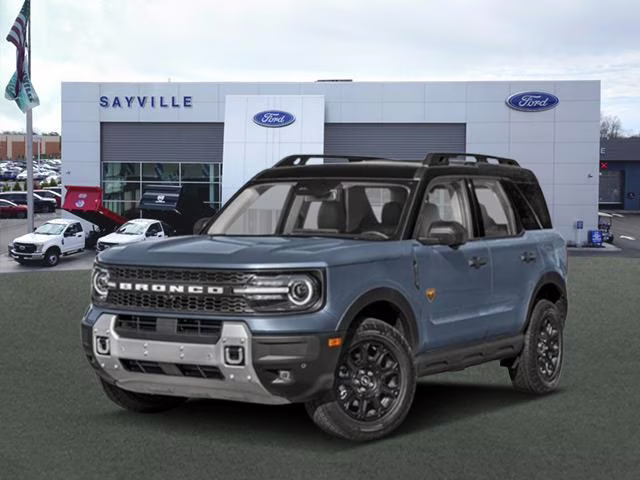 2026 Azure Gray Metallic Tri-Coat Ford Bronco Sport Badlands 4x4 4X4 SUV