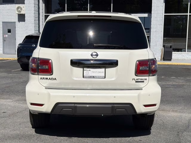 2019 Pearl White Tricoat Nissan Armada Platinum RWD SUV