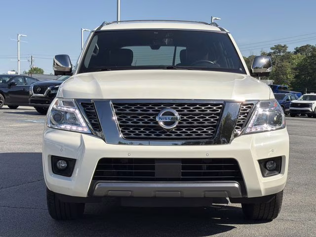 2019 Pearl White Tricoat Nissan Armada Platinum RWD SUV