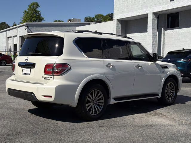 2019 Pearl White Tricoat Nissan Armada Platinum RWD SUV