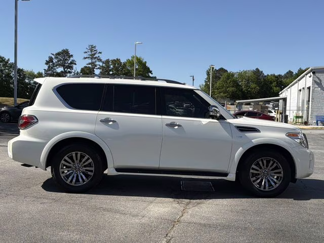 2019 Pearl White Tricoat Nissan Armada Platinum RWD SUV