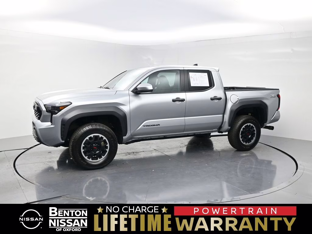 2024 Celestial Silver Metallic Toyota Tacoma TRD Off-Road 4X4 Truck