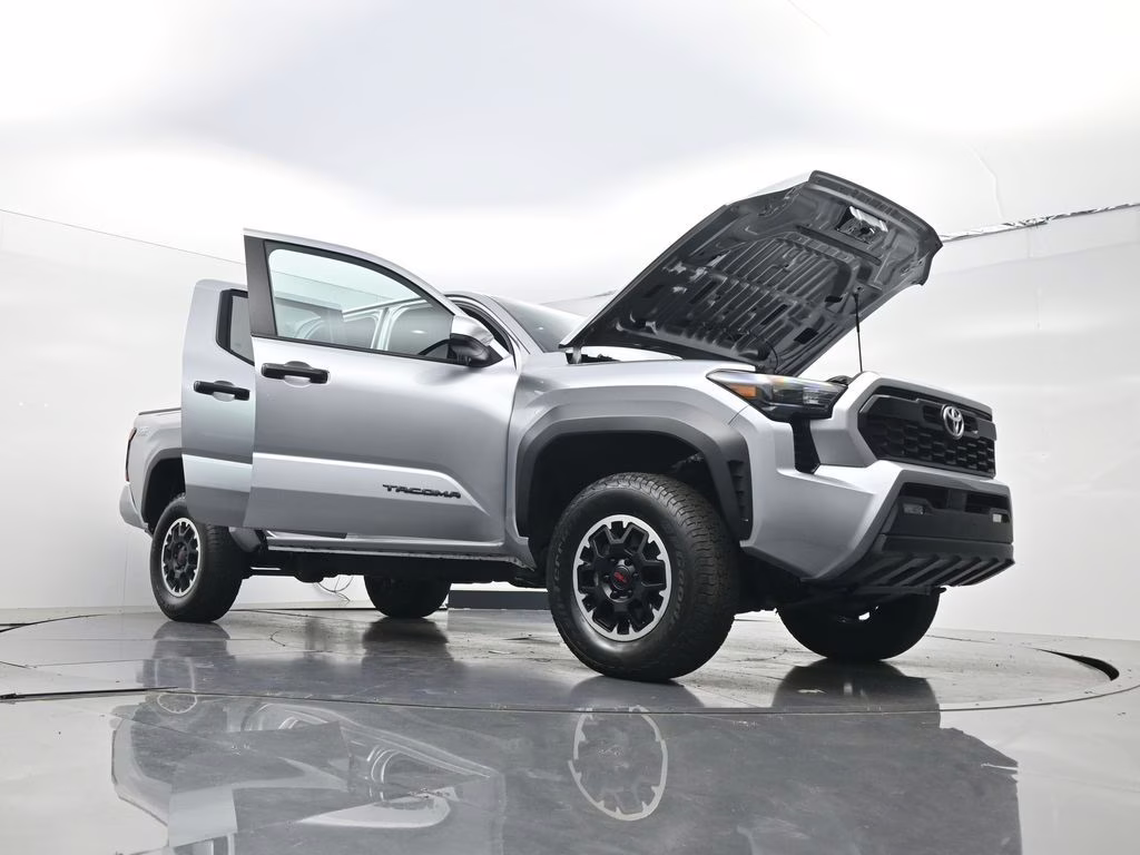 2024 Celestial Silver Metallic Toyota Tacoma TRD Off-Road 4X4 Truck