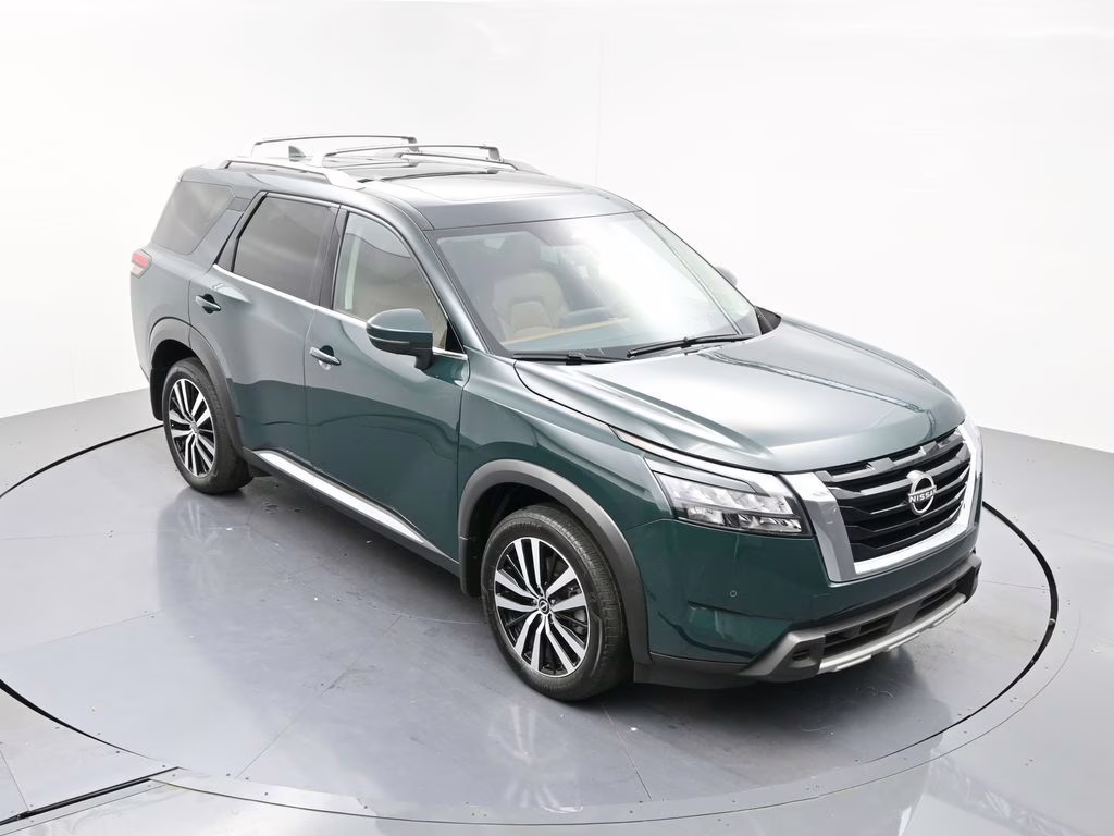 2025 Obsidian Green Pearl Nissan Pathfinder Platinum 4X4 SUV