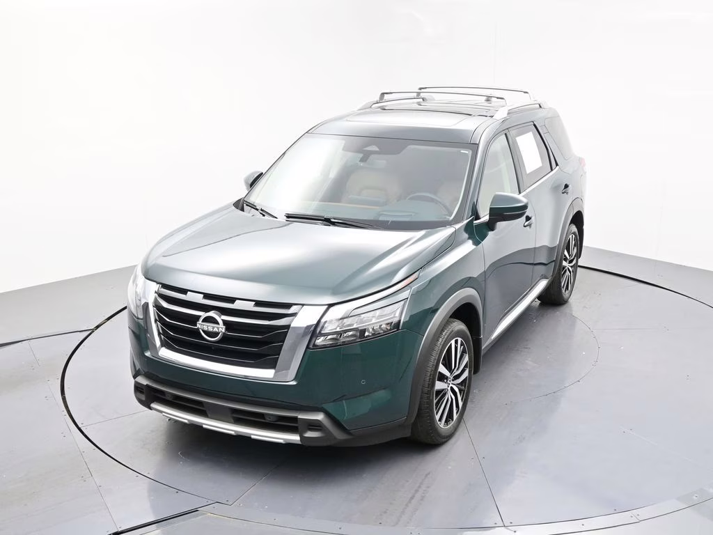 2025 Obsidian Green Pearl Nissan Pathfinder Platinum 4X4 SUV