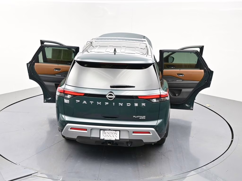 2025 Obsidian Green Pearl Nissan Pathfinder Platinum 4X4 SUV