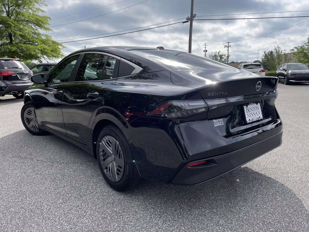 2026 Super Black Nissan Sentra S FWD Sedan